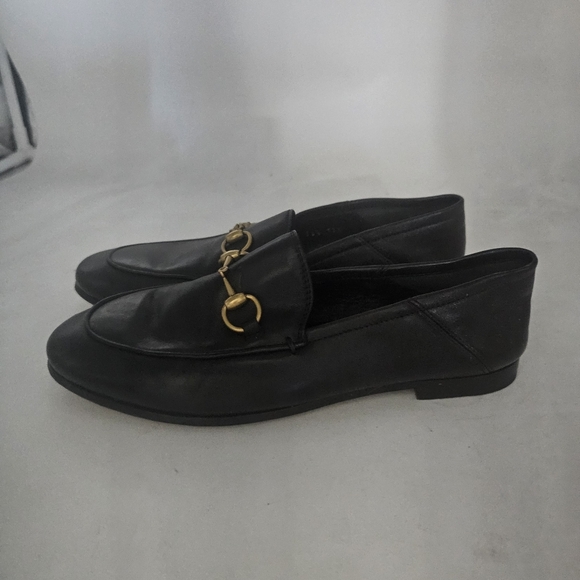 Gucci Brixton Black Leather Horsebit Loafers Womens 6.5 EU36.5 MSRP $1090 - Picture 9 of 16